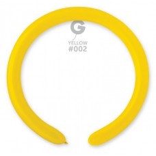 Шары воздушные для моделирования желтые ШДМ260 (5x140 см) пастель Gemar D4-002