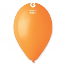 Шары воздушные оранжевые 10"(25 см) пастель Gemar G90-004
