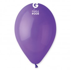 Шары воздушные фиолетовые 10"(25 см) пастель Gemar G90-008