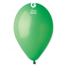 Шары воздушные зеленые 10"(25 см) пастель Gemar G90-012