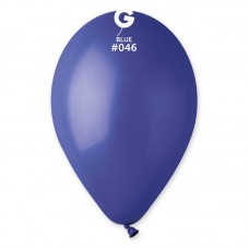 Шары воздушные темно-синие 10"(25 см) пастель Gemar G90-046