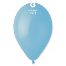 Шары воздушные светло-голубые 10"(25 см) пастель Gemar G90-072