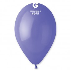 Шары воздушные барвинок-голубые 10"(25 см) пастель Gemar G90-075