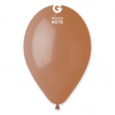 Шары воздушные коричневые 10"(25 см) пастель Gemar G90-076