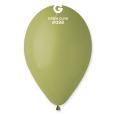 Шары воздушные оливковые 10"(25 см) пастель Gemar G90-098