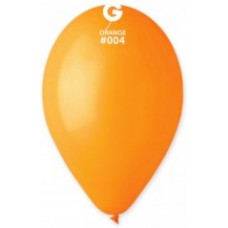 Шары воздушные оранжевые 12"(30 см) пастель Gemar G110-004