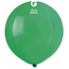 Шары воздушные темно-зеленые 19"(48 см) пастель Gemar G150-013