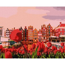 Картина по номерам - Вечерний Амстердам