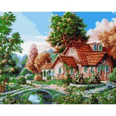 Картина по номерам - Бабушкин дом