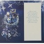 С Новым годом и Рождеством: Деловая поздравительная открытка DL-4383