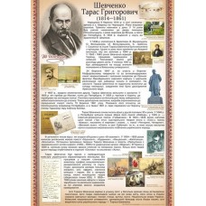 Плакат школьный: Шевченко Тарас Григорьевич